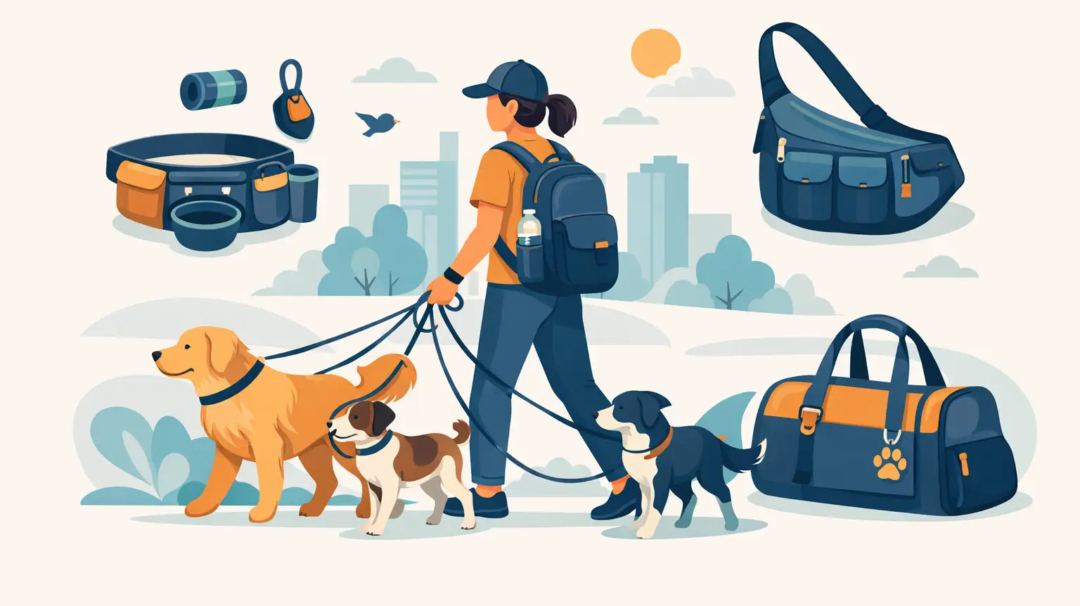 Best Bags for Professional Dog Walkers