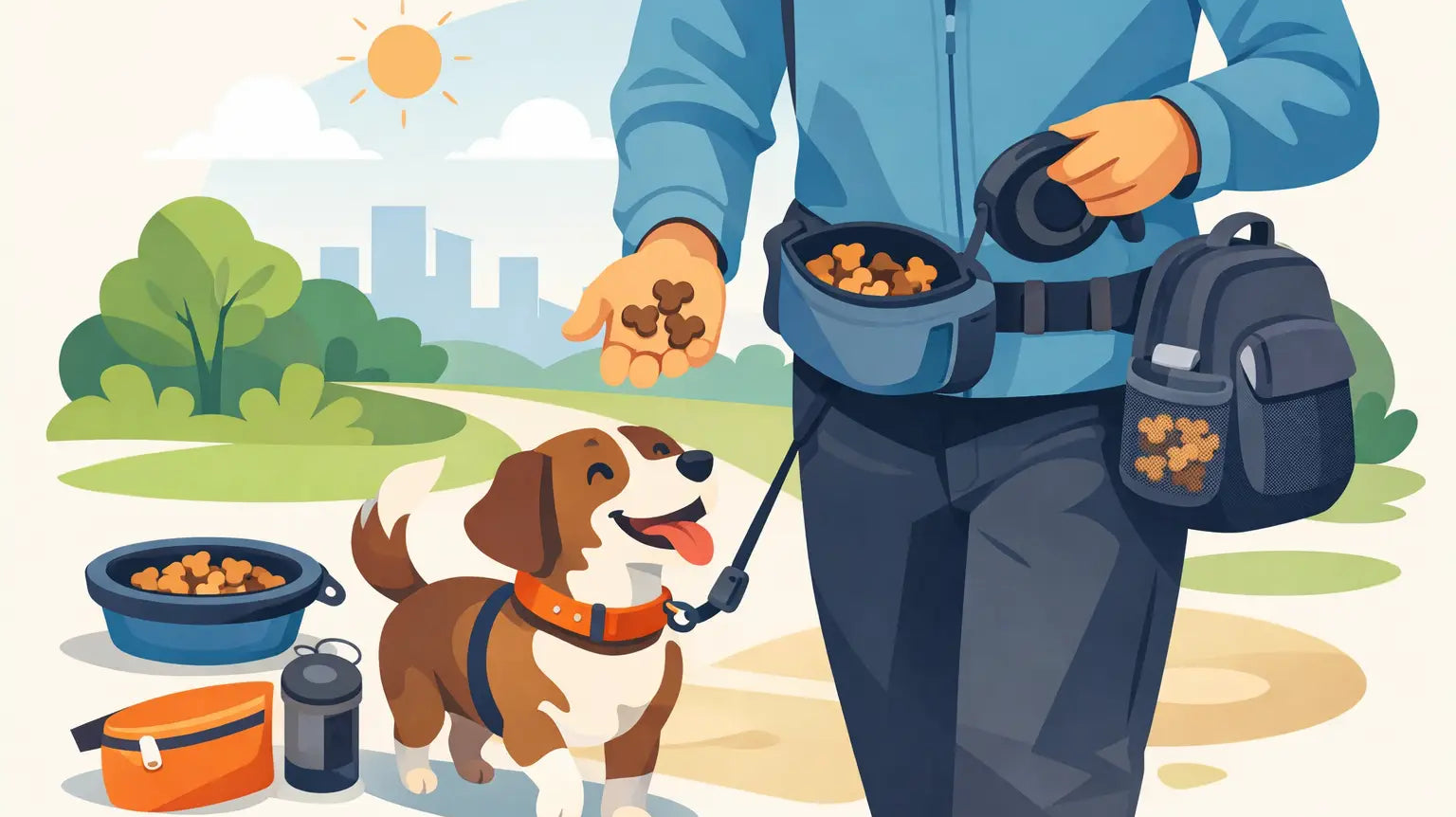 How to Carry Dog Treats on Walks