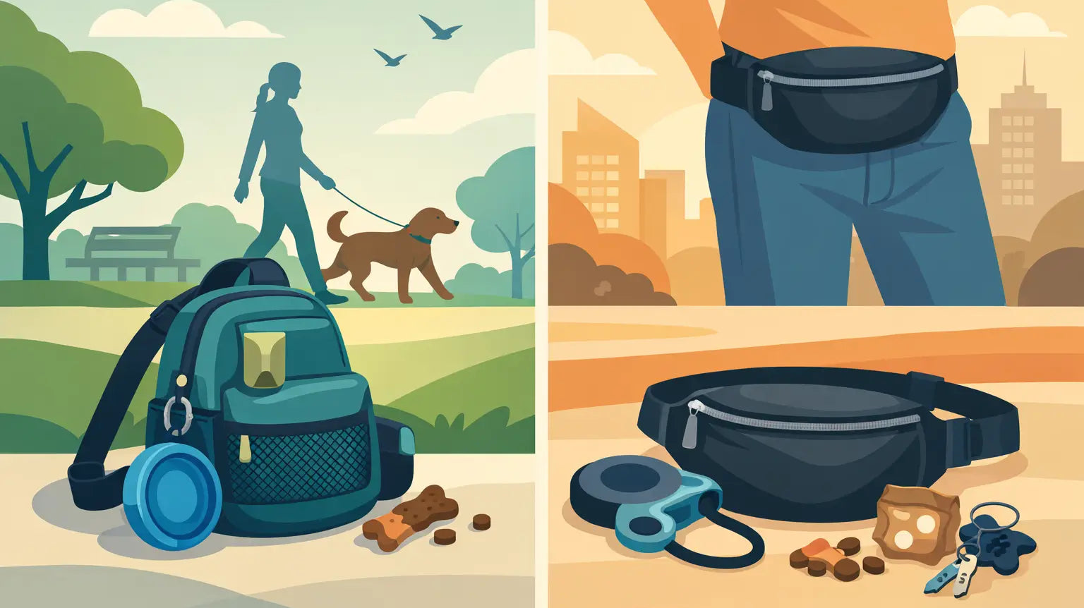 Dog Walking Bag or Bum Bag: Which Works?