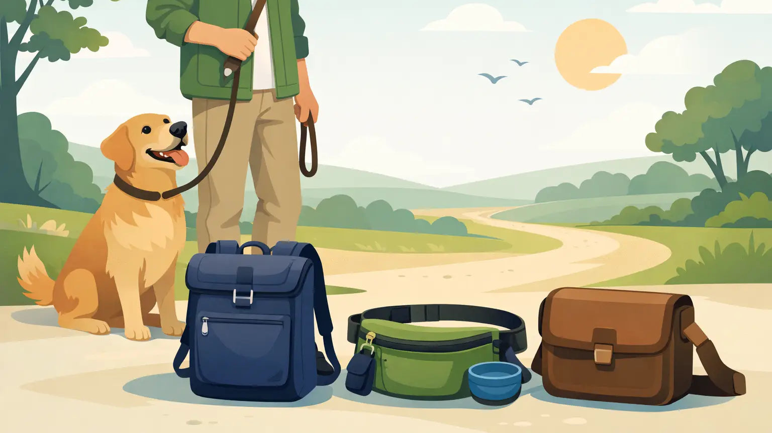 Which Bag Suits Long Dog Walks Best?