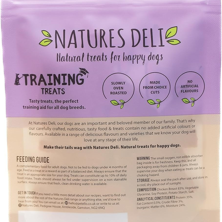 Natures Deli Chicken Training Bites 100g Dog Supplies Natures Deli