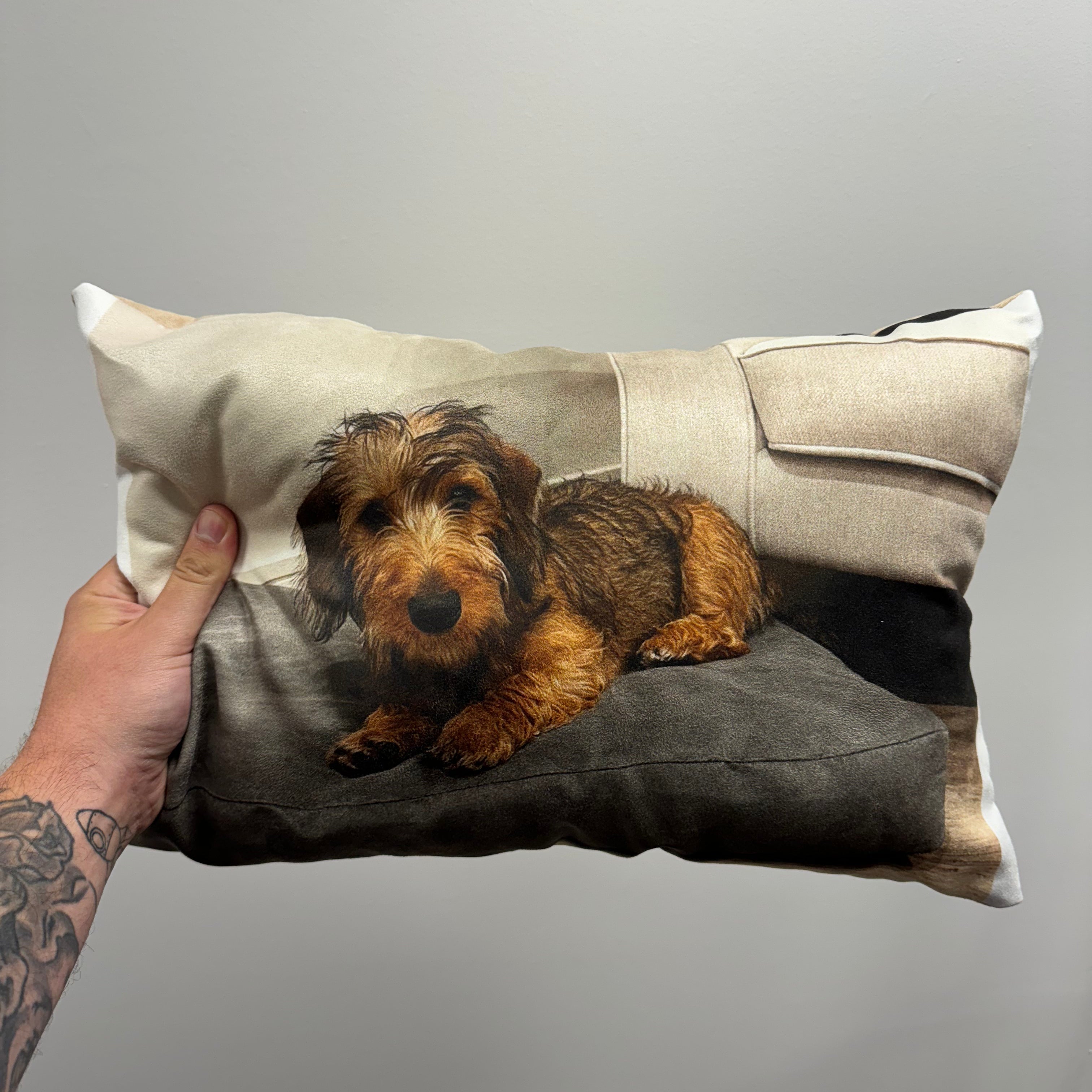Custom Dog Photo Cushion - Rectangle Shaped Cushions Prodigi