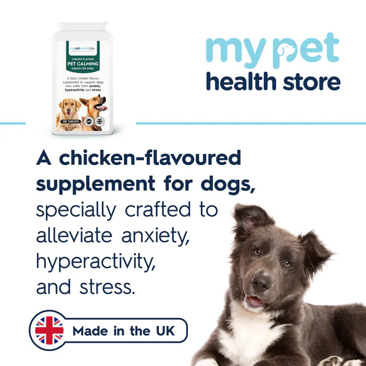 Pet Calming Tablets (for dogs) Pet Supplement My Pet Health Store