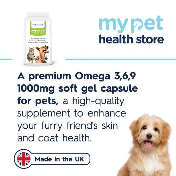 Omega 369 for Cats & Dogs Pet Supplement My Pet Health Store