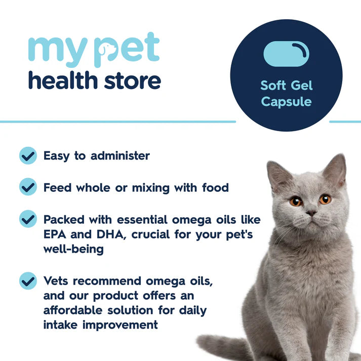 Omega 369 for Cats & Dogs Pet Supplement My Pet Health Store