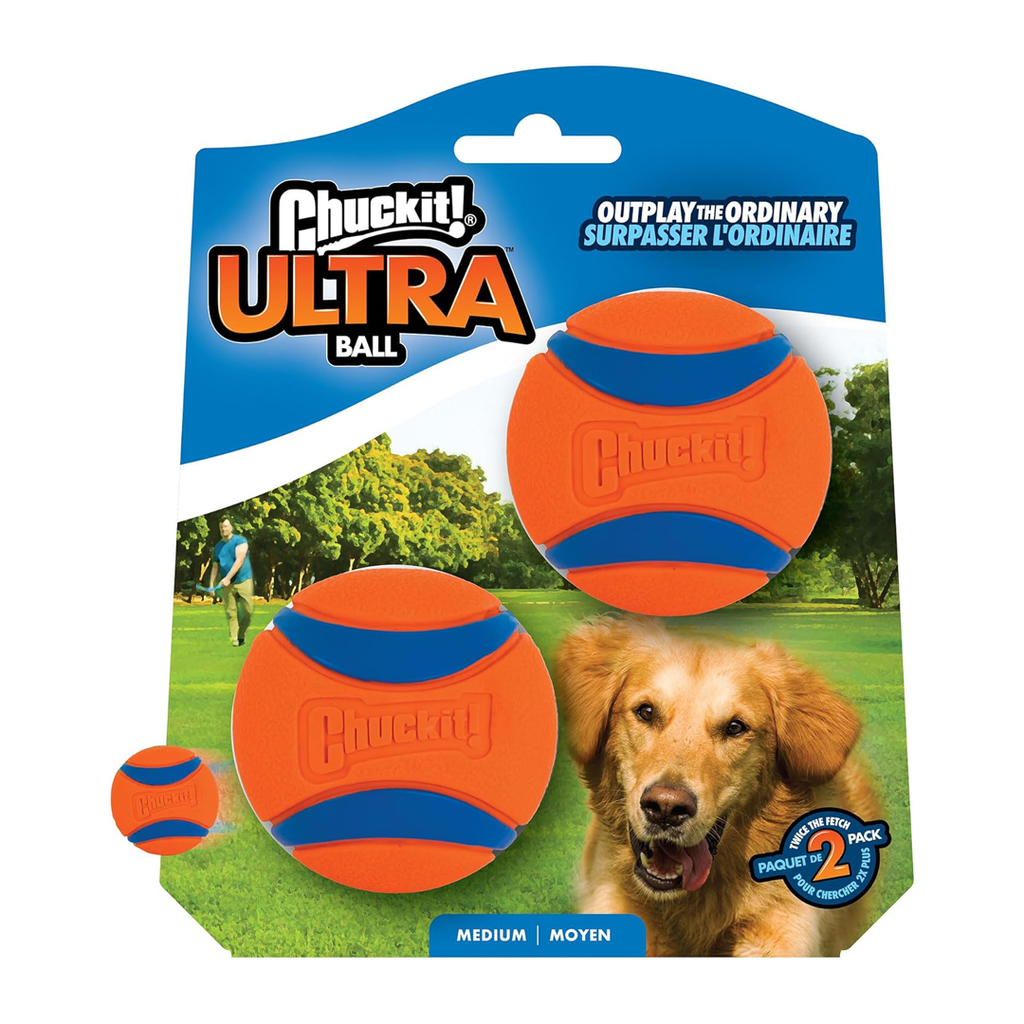 ChuckIt! Ultra Ball Medium (Pack of 2) Dog Supplies ChuckIt!   