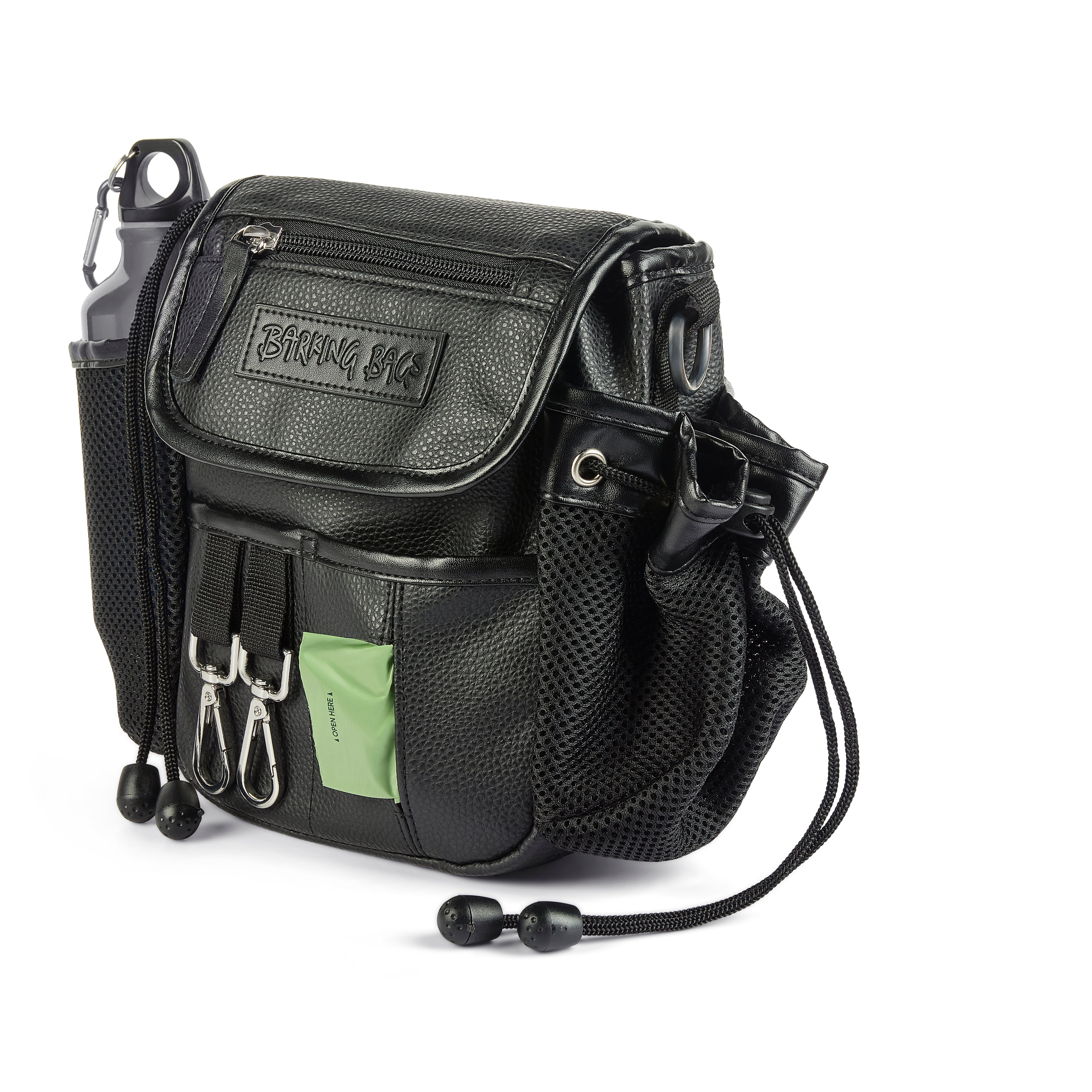 The Original Bag - Slate Black Leather Trim Barking Bags
