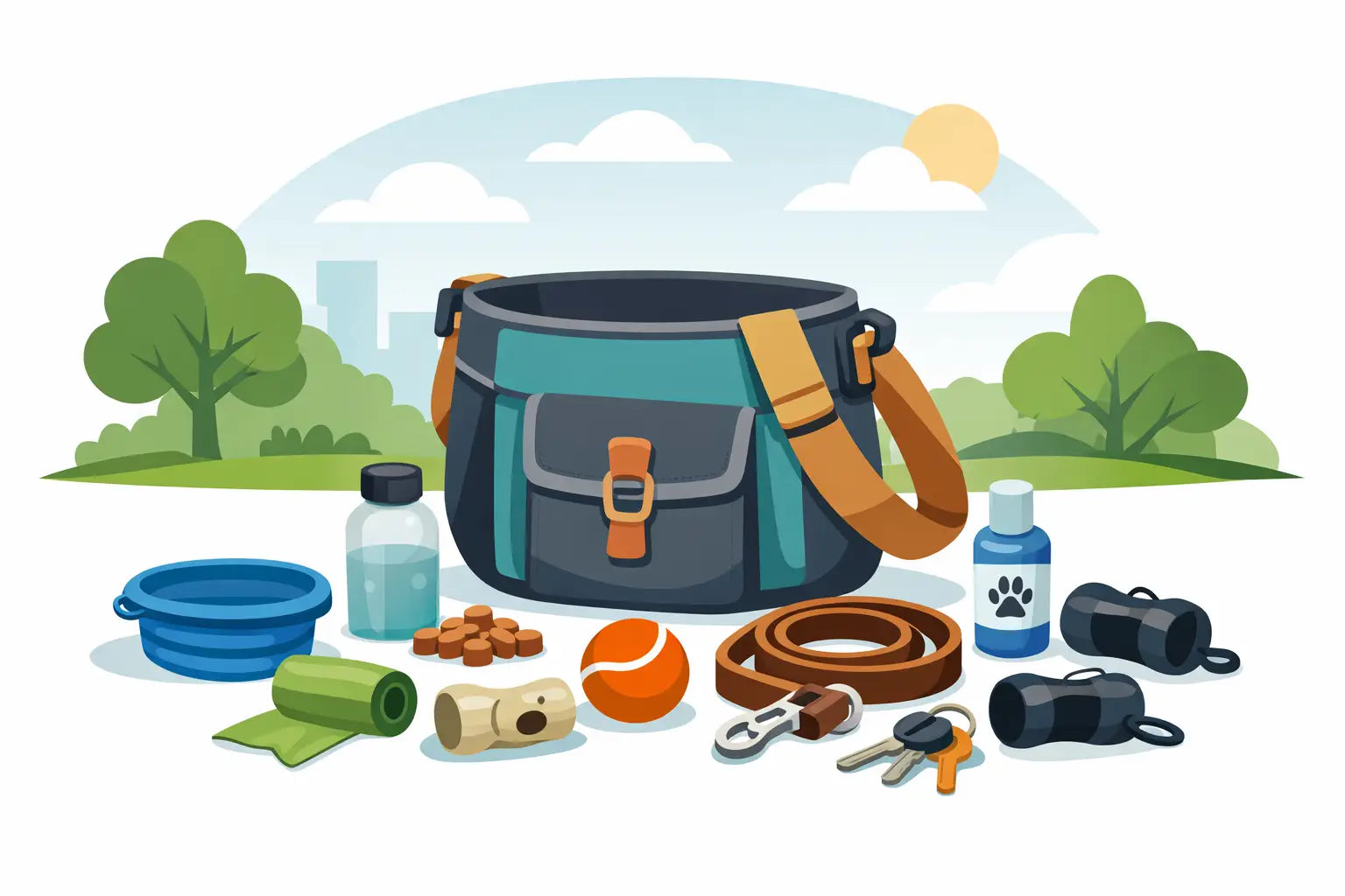 What Should a Dog Walking Bag Hold?