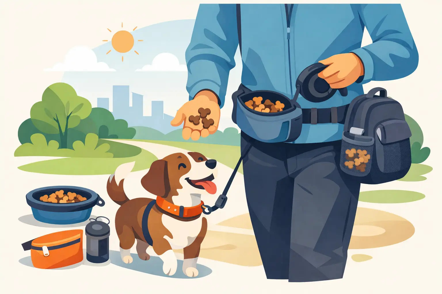 How to Carry Dog Treats on Walks