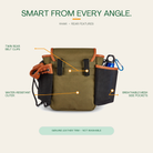 The Original Bag in Khaki - rear features