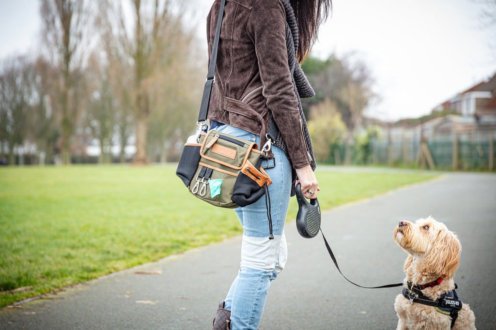 barking bags dog walking bag