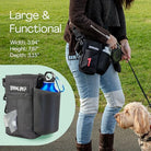 Large Dog Treat Bag - Black Barking Bags