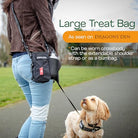 Large Dog Treat Bag - Black Barking Bags