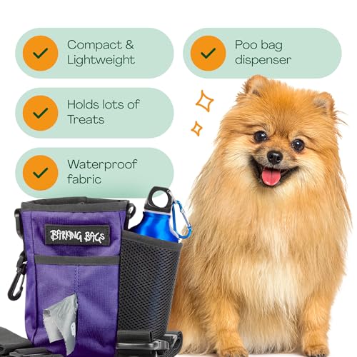 Large Dog Treat Bag - Purple Barking Bags