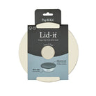 Lid-it® Bowl with Stay-Fresh Lid - Beige Dog Supplies Pup & Kit