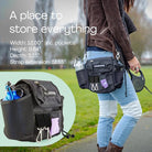 The Original Dog Walking Bag - Black Vegan Barking Bags