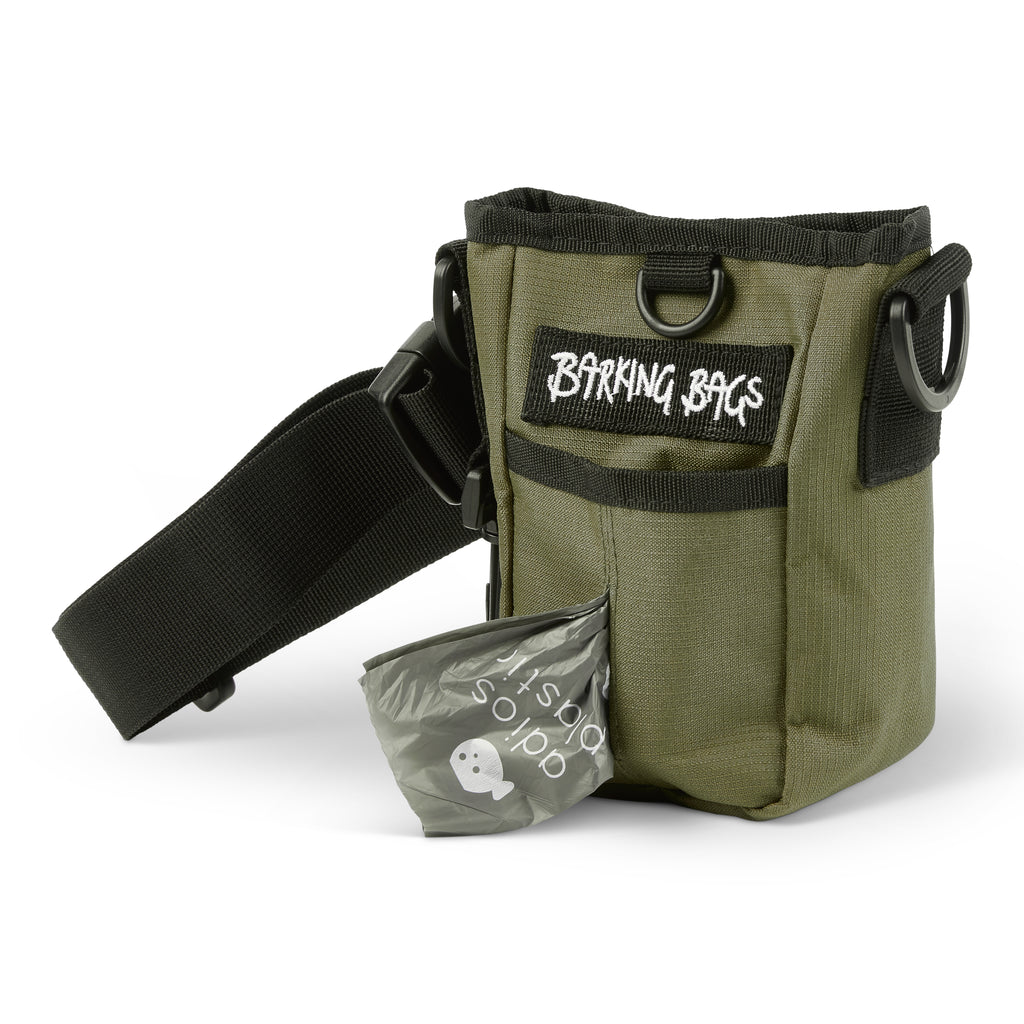 dog training pouch green