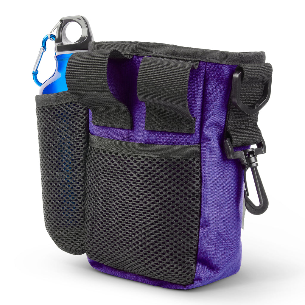 purple dog training bag