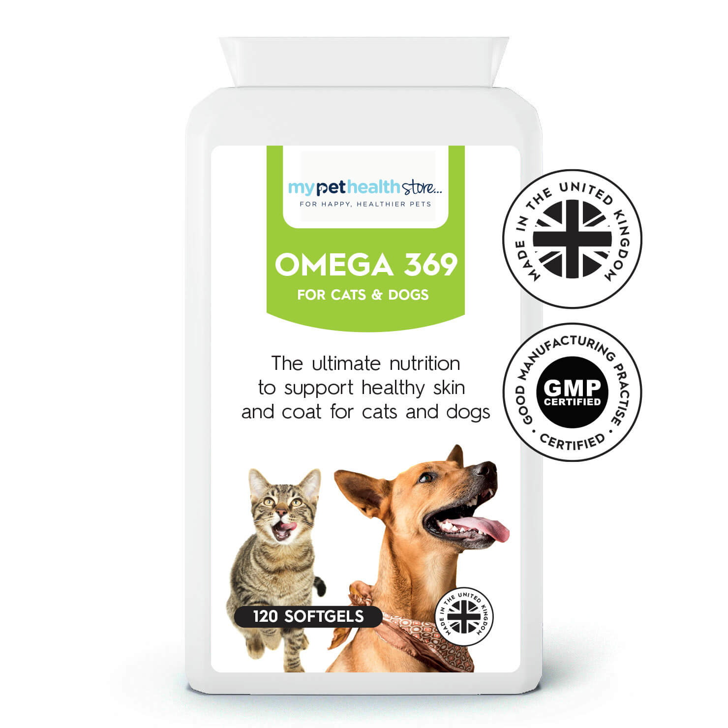 Omega 369 for Cats & Dogs Pet Supplement My Pet Health Store