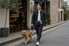 The Original Bag - Slate Black Leather Trim Barking Bags