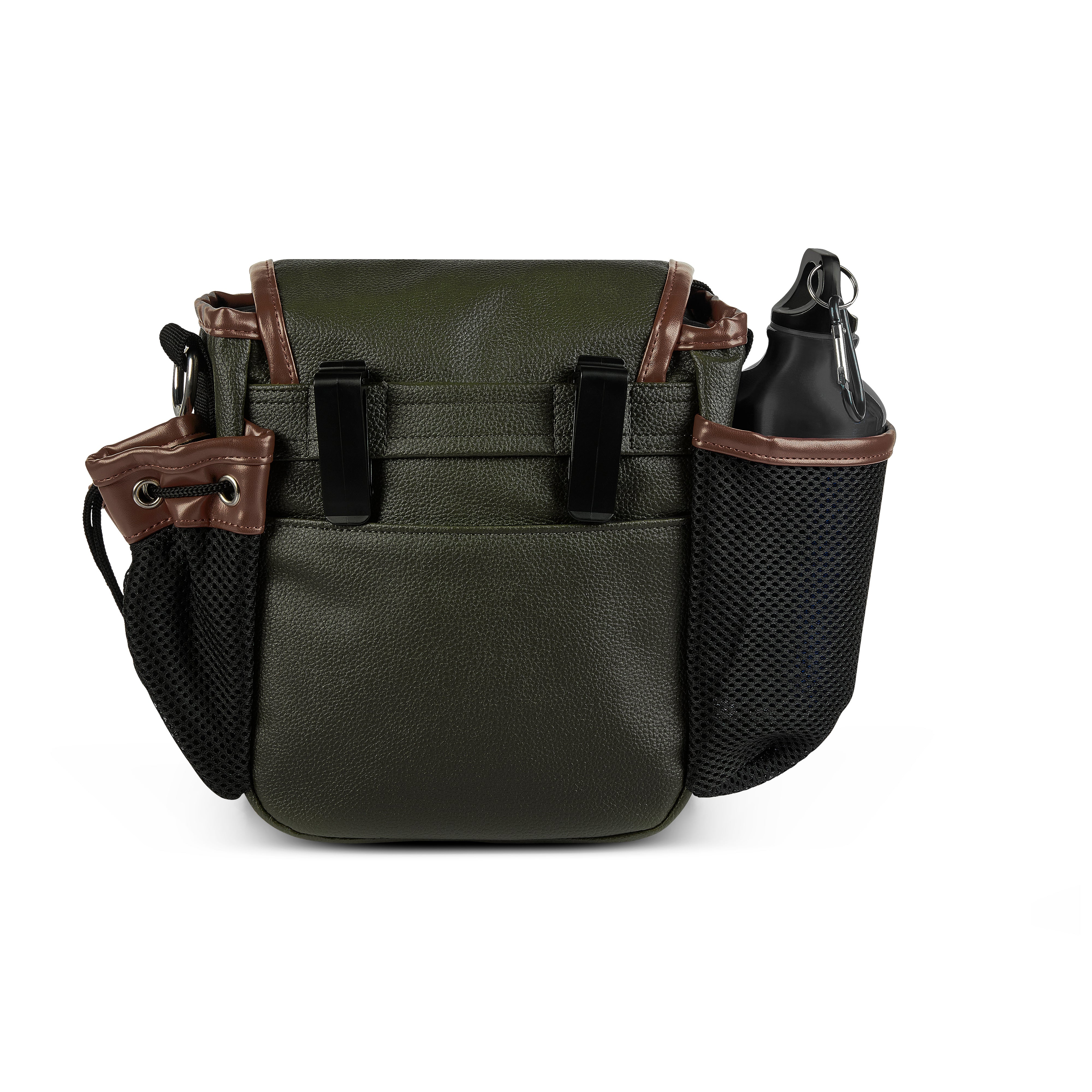 The Original Bag - Moss Green Leather Trim Barking Bags